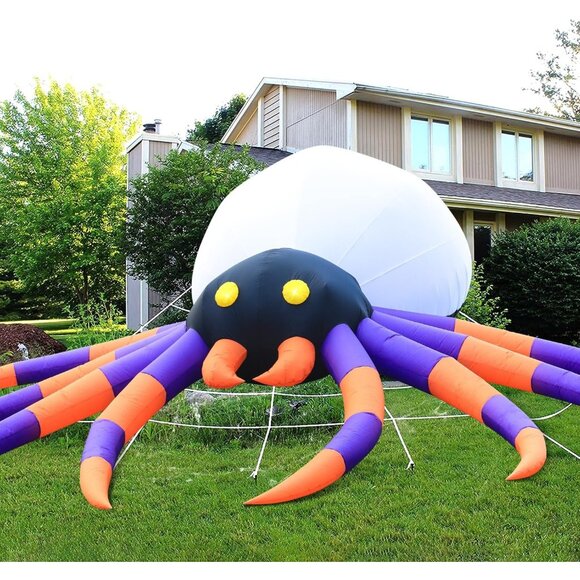 DomKom Giant 16FT Halloween Inflatable Decorations Spider Magic LED Lights - Picture 4 of 5